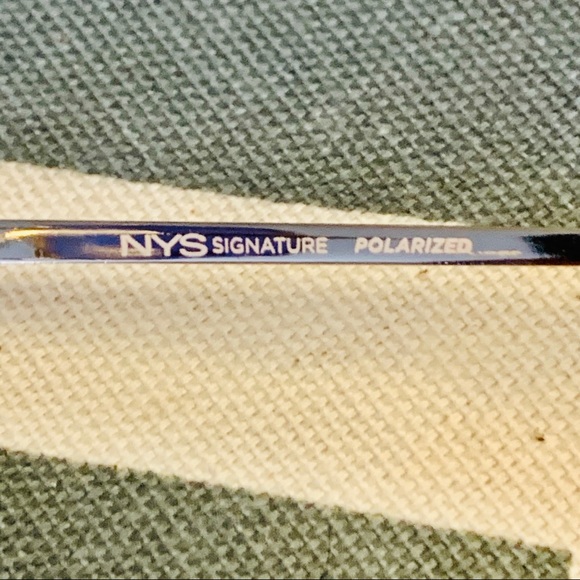 NYS Collection Purple and Gold Hex Sunglasses - Picture 5 of 8